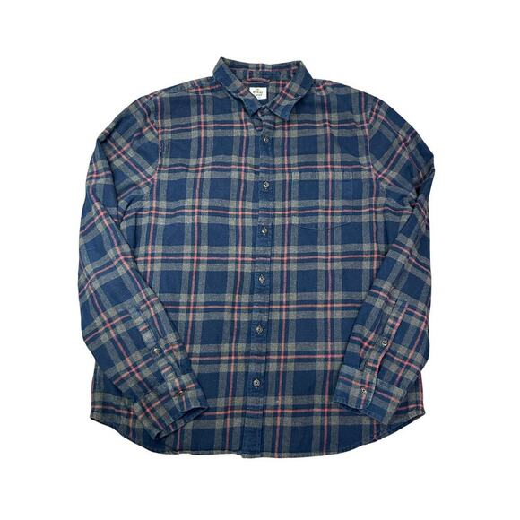 Marine Layer Other - Marine Layer Classic Fit Balboa Button Down Navy Plaid XL